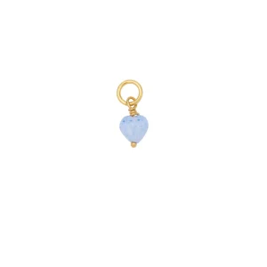 Pico Charm French Heart Vedhæng Mini - Sky Blue